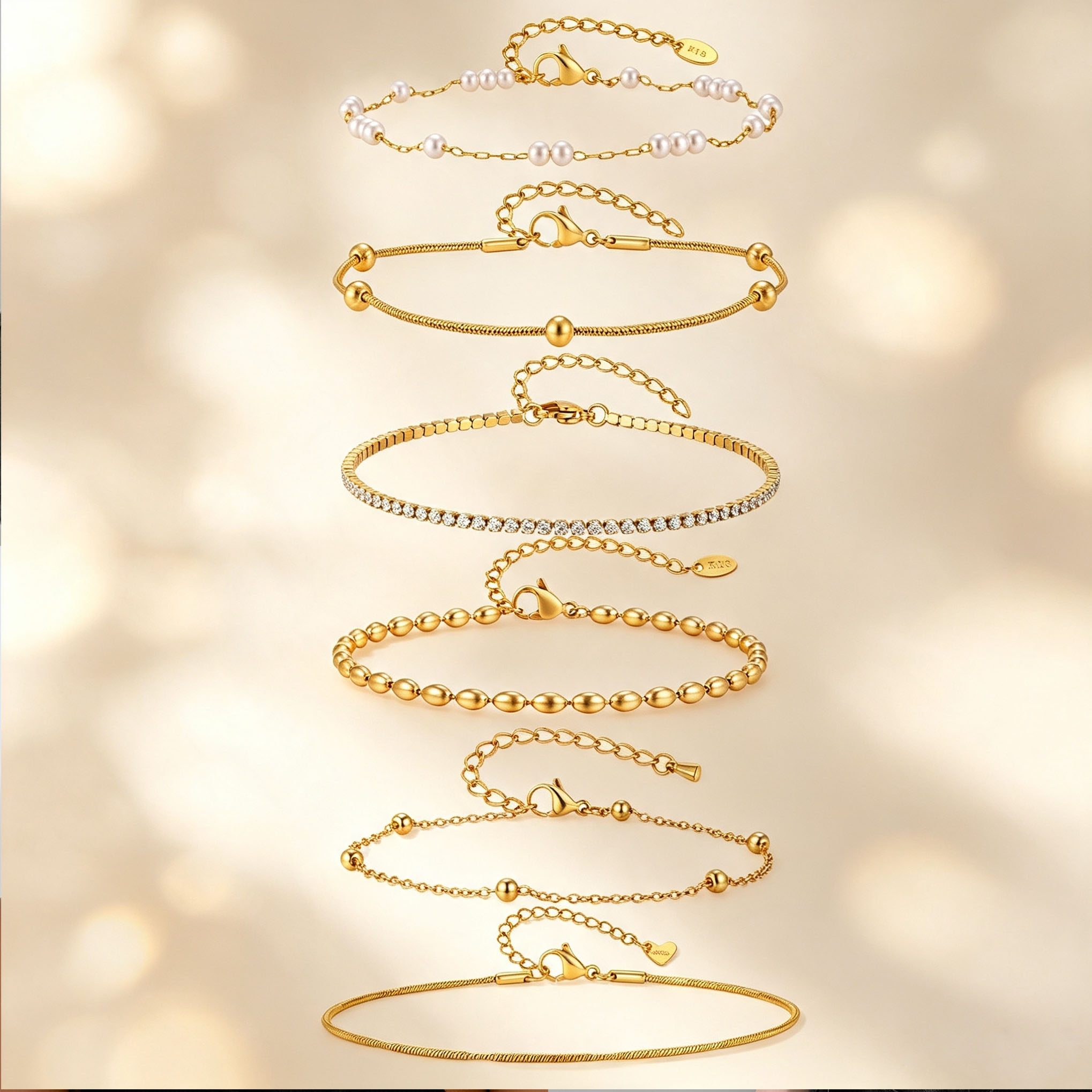 Women's Dainty Snake Chain Ank - Jc Jewelry & Watches Photos recension och pris