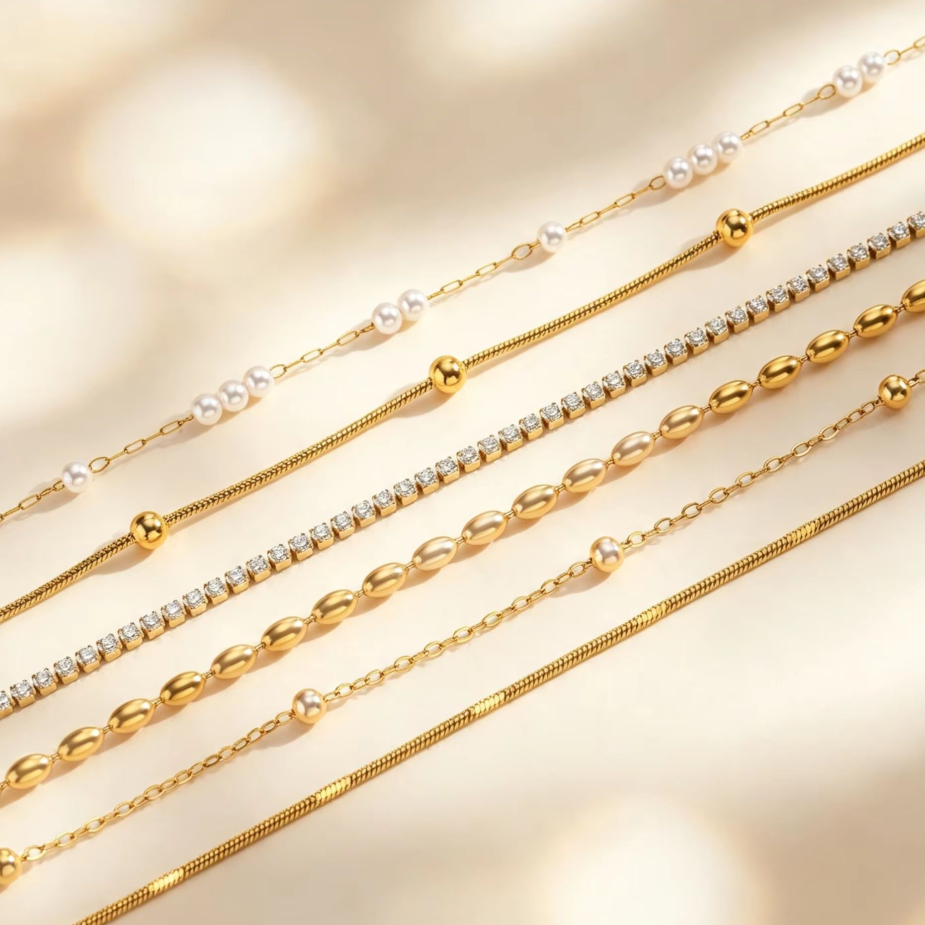 Women's Dainty Snake Chain Ank - Jc Jewelry & Watches Photos recension och pris