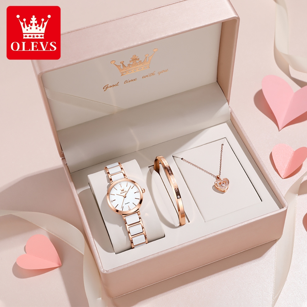 OLEVS Women Watch 5877 Luxury  - Jewelry For Watches recension och pris