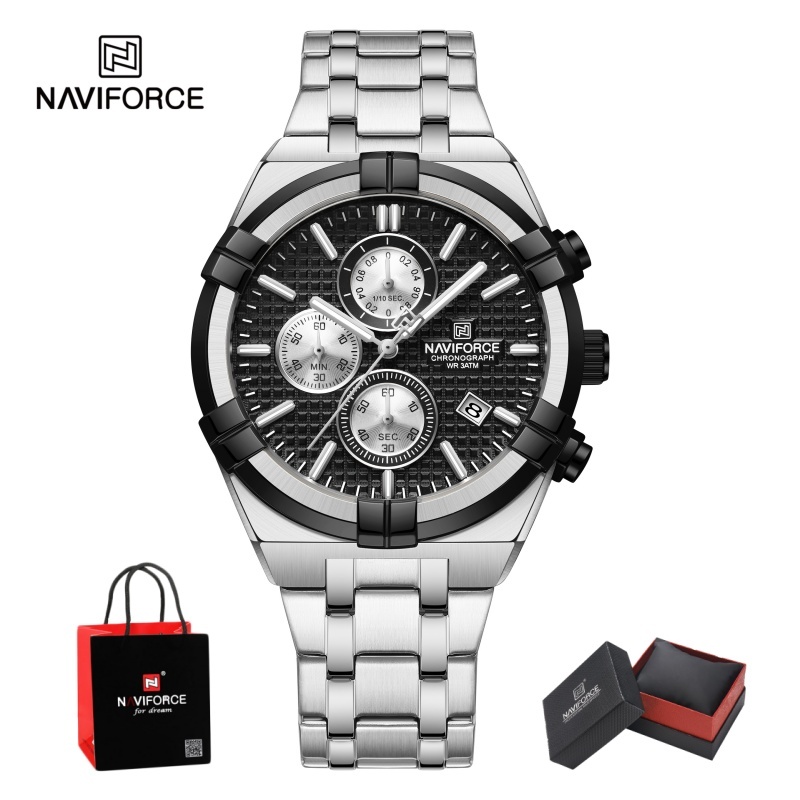 NAVIFORCE Men Quartz Chronogra - Jewelry For Watches recension och pris