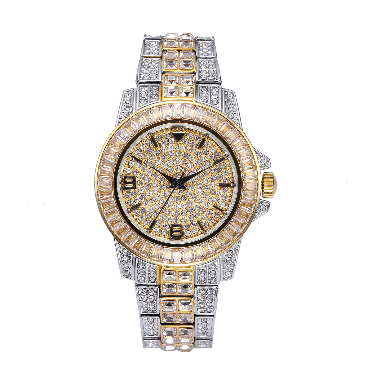 Luxury Full Stone Quartz Watch - Jewelry For Watches recension och pris