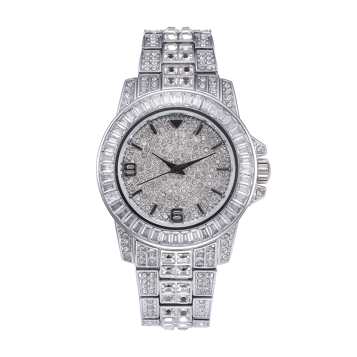 Luxury Full Stone Quartz Watch - Jewelry For Watches recension och pris