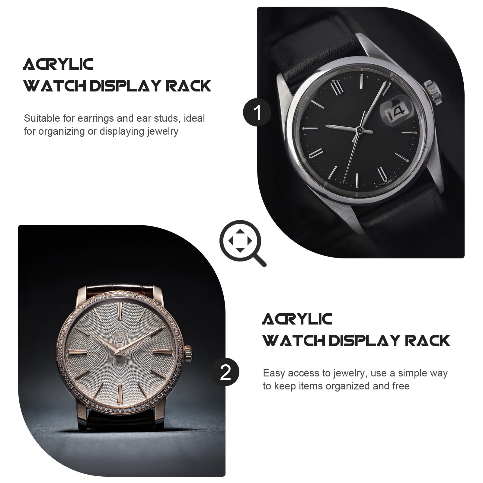 1Pcs Acrylic Watch Display Sta - Jewelry And Watches Inc recension och pris
