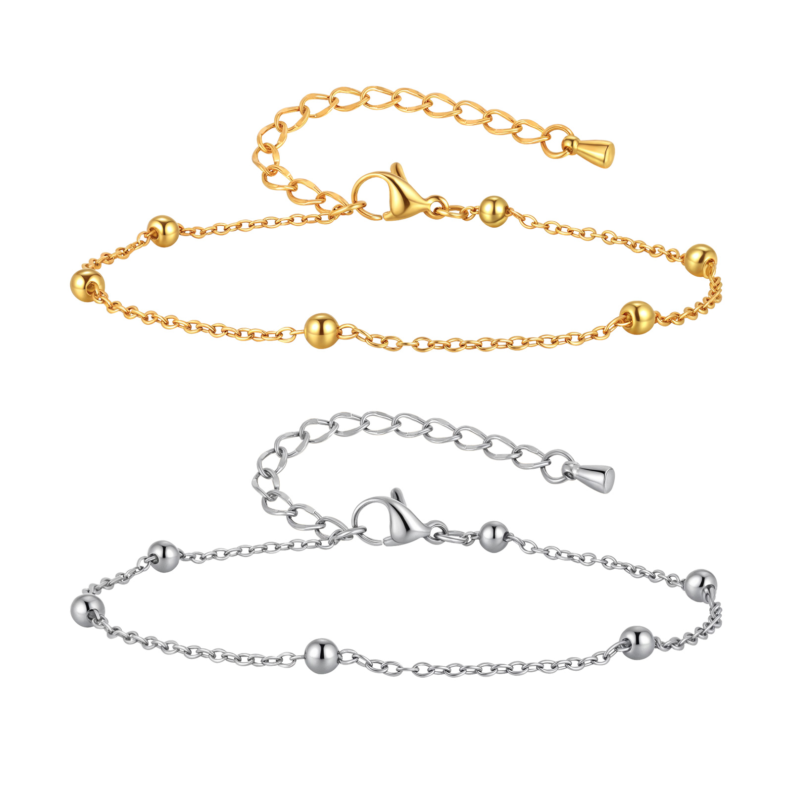 Stainless Steel Beaded Chain A - Jc Jewelry & Watches Photos recension och pris